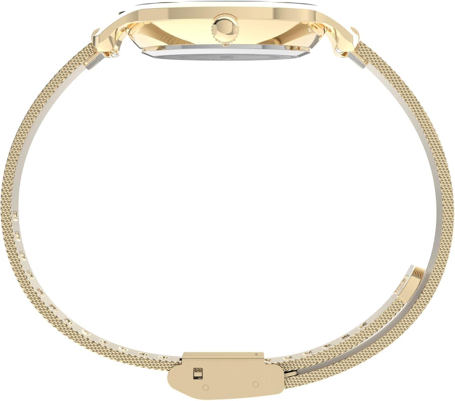 imageTimex Transcend 34mm Womens Analog Watch  Stylish Modern DesignGoldToneGoldToneGreen