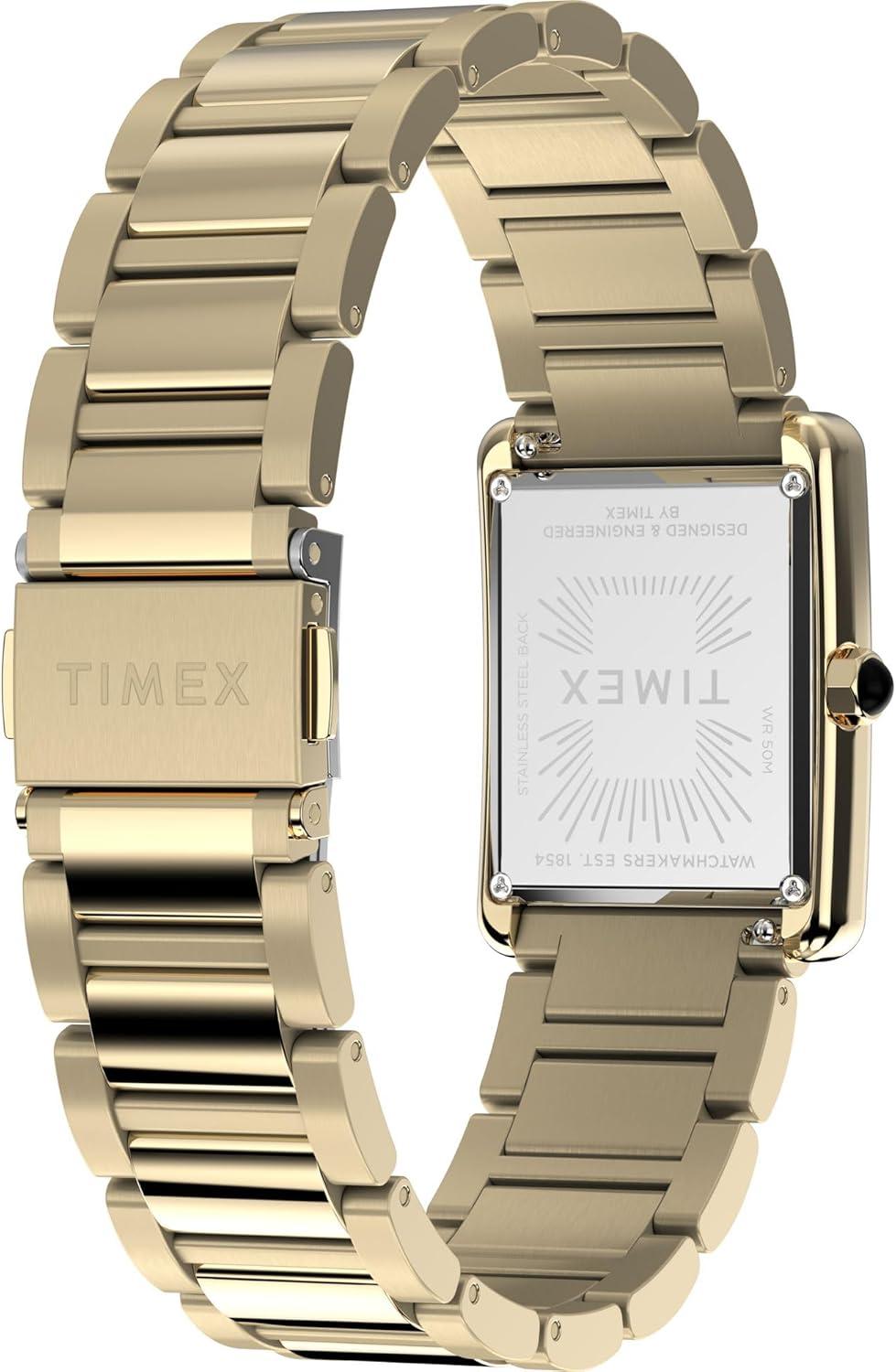 imageTimex Womens Hailey 24mm Watch  GoldTone Bracelet Cream Dial GoldTone Case