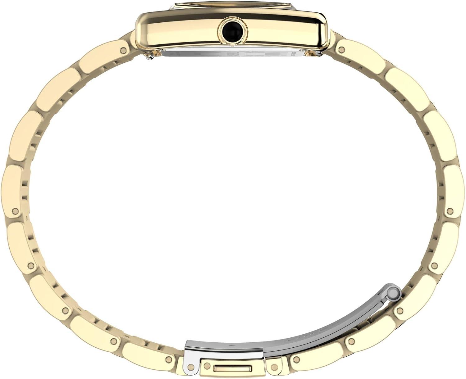 imageTimex Womens Hailey 24mm Watch  GoldTone Bracelet Cream Dial GoldTone Case