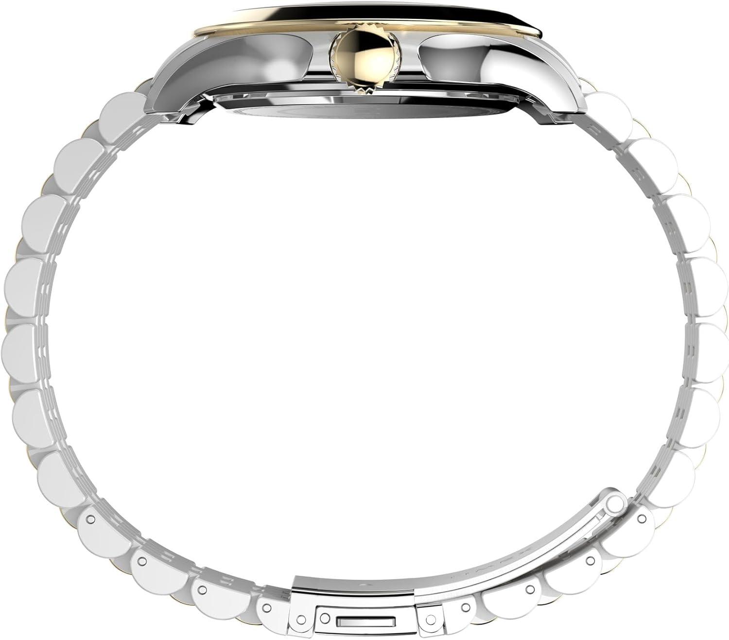 imageTimex Womens Kaia 40mm WatchTwoToneTwoToneSilverTone