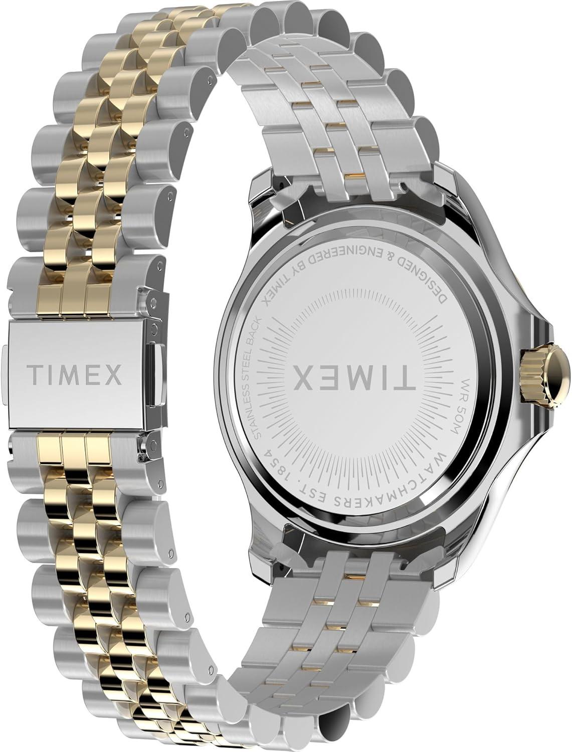 imageTimex Womens Kaia 40mm WatchTwoToneTwoToneSilverTone