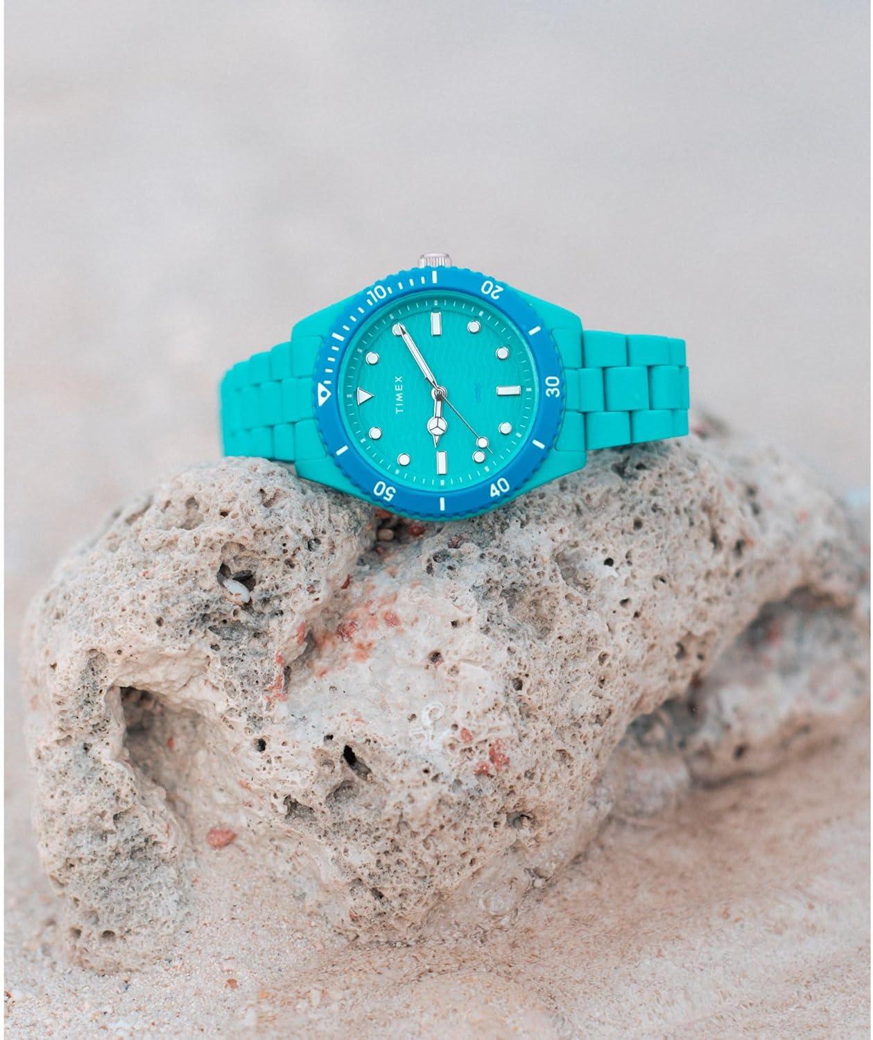 imageTimex Womens Legacy Ocean 37mm WatchGreenGreenGreen