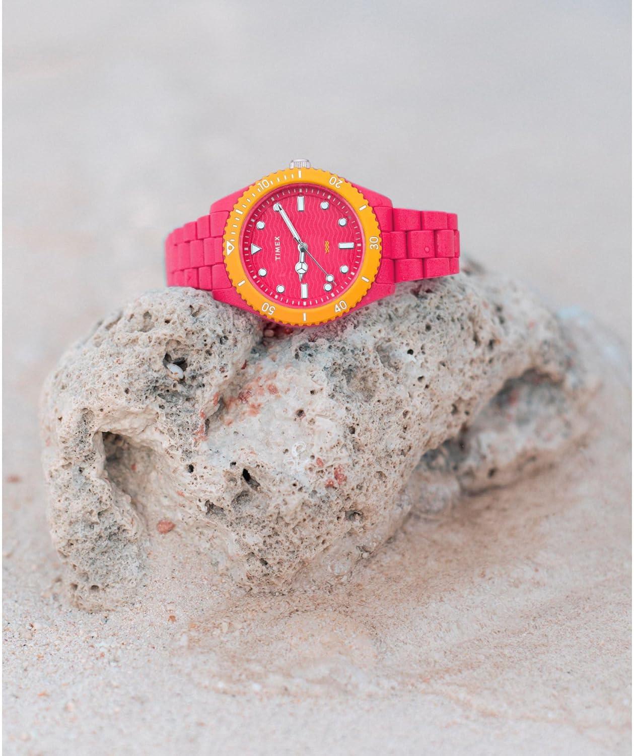 imageTimex Womens Legacy Ocean 37mm WatchPinkPinkPinkOrange