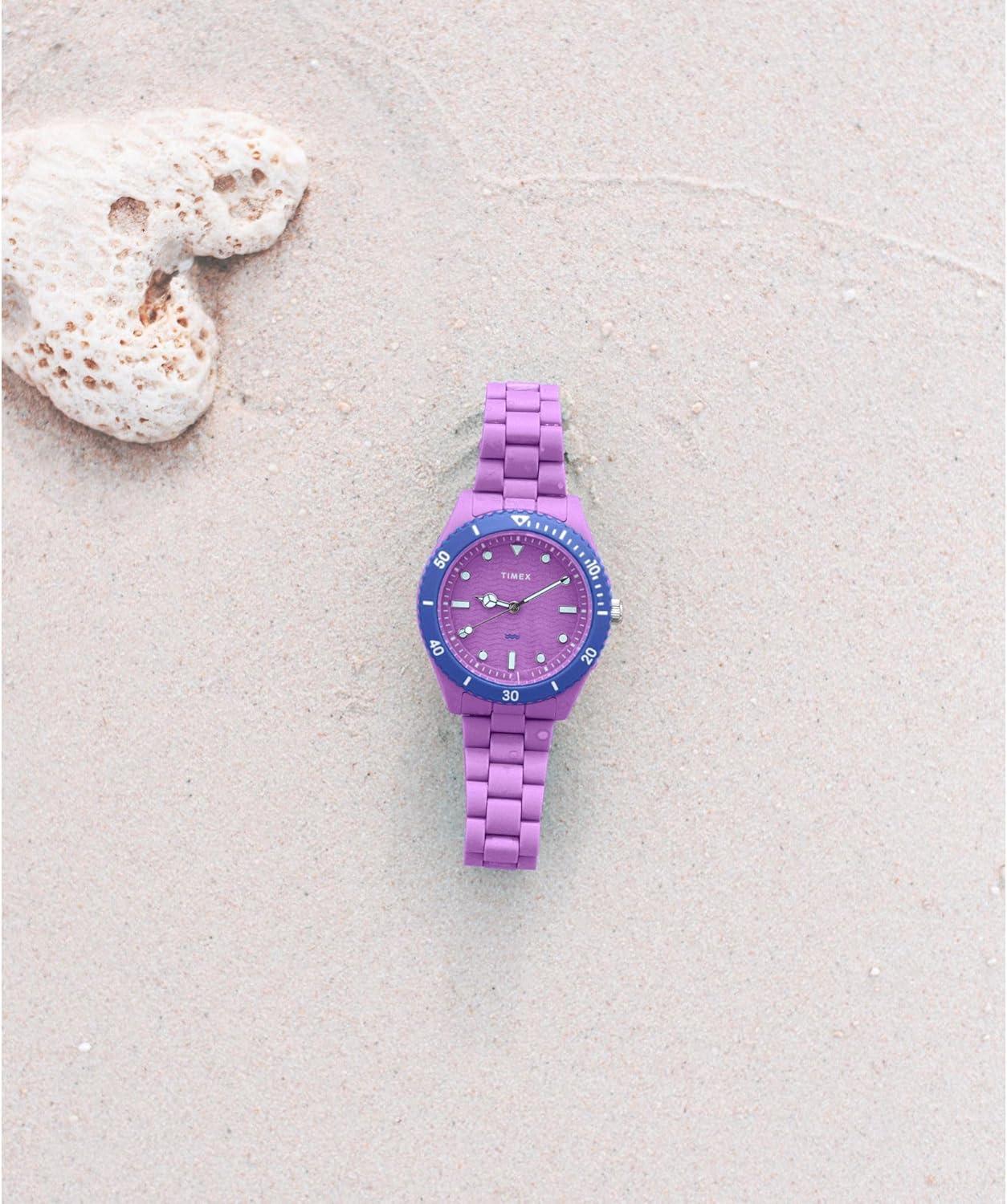 imageTimex Womens Legacy Ocean 37mm WatchPurple Dark PurplePurple