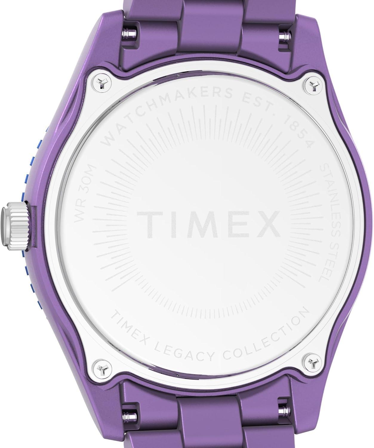 imageTimex Womens Legacy Ocean 37mm WatchPurple Dark PurplePurple
