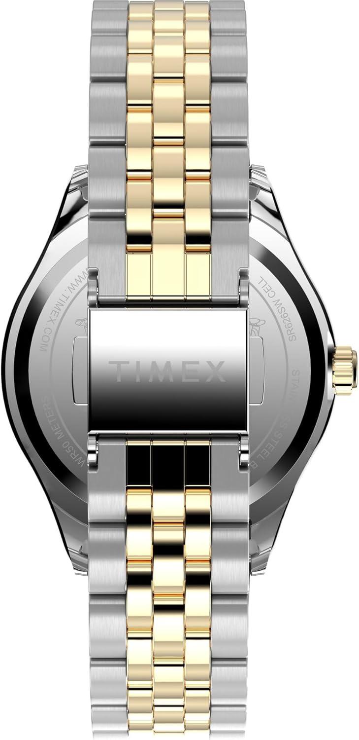 imageTimex Womens Peanuts Legacy 34mm Watch  TwoTone Bracelet White Dial TwoTone Case