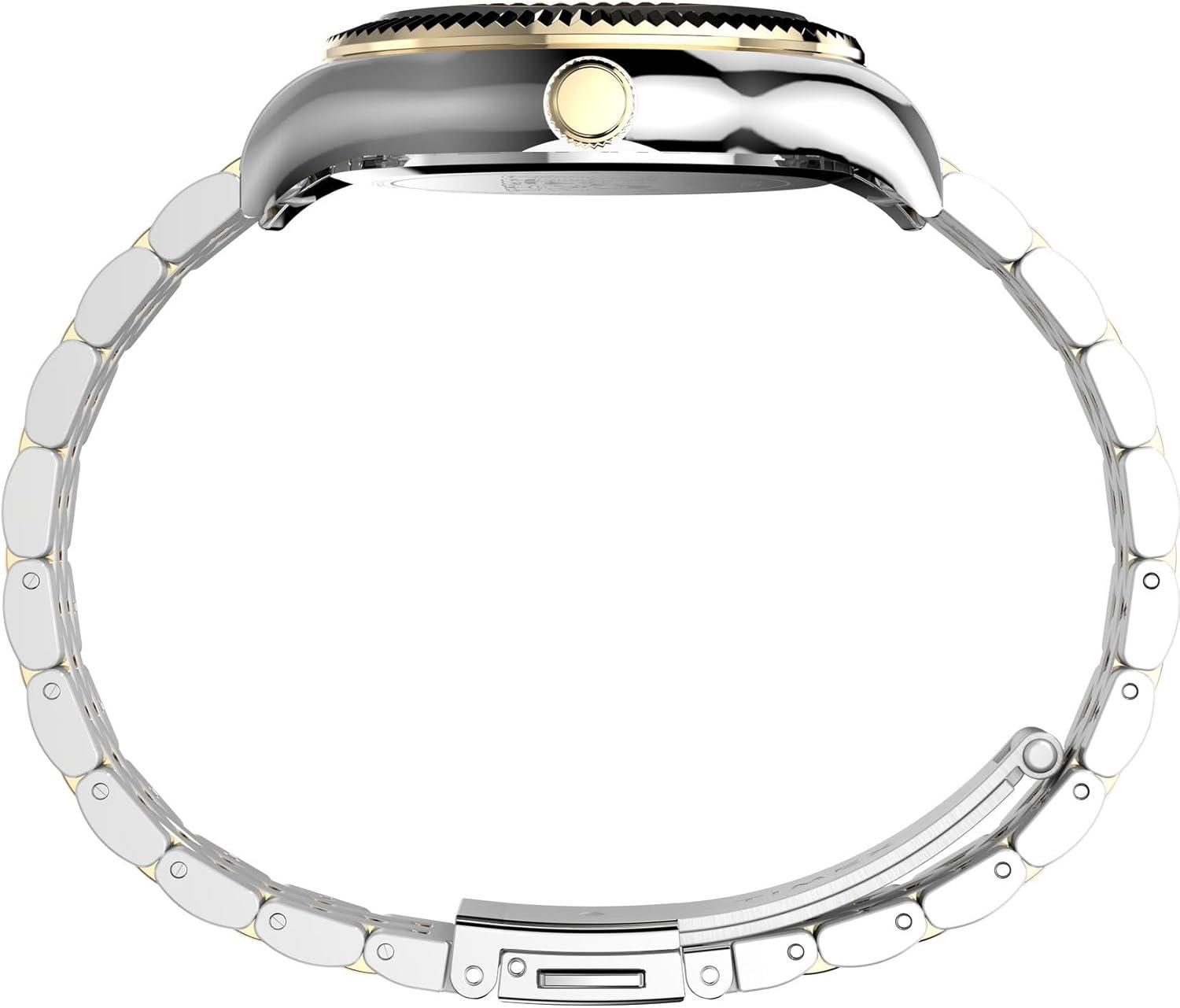 imageTimex Womens Peanuts Legacy 34mm Watch  TwoTone Bracelet White Dial TwoTone Case