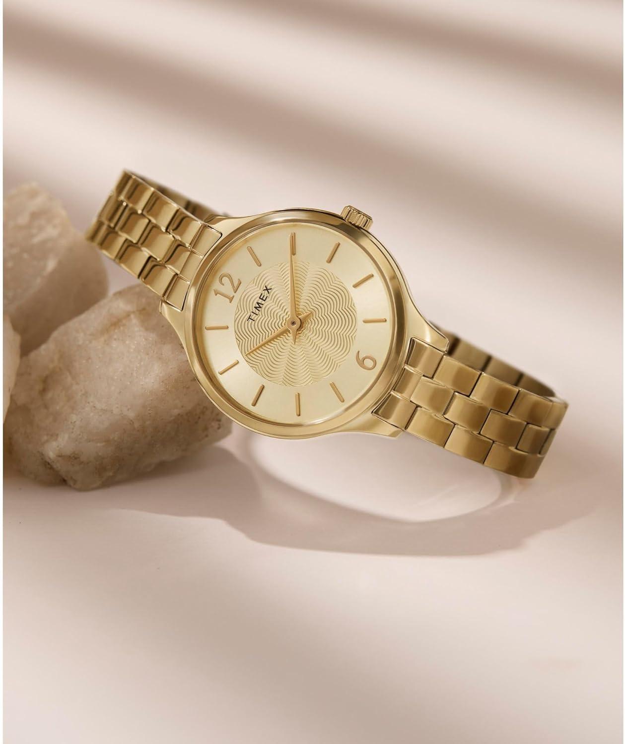 imageTimex Womens Peyton 32mm WatchGoldToneGoldToneGoldTone