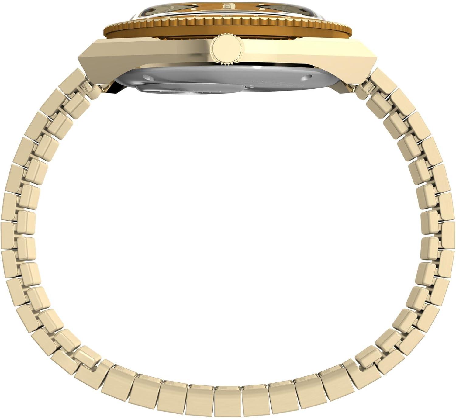 imageTimex Womens Q 36mm WatchGoldToneGoldToneBrown