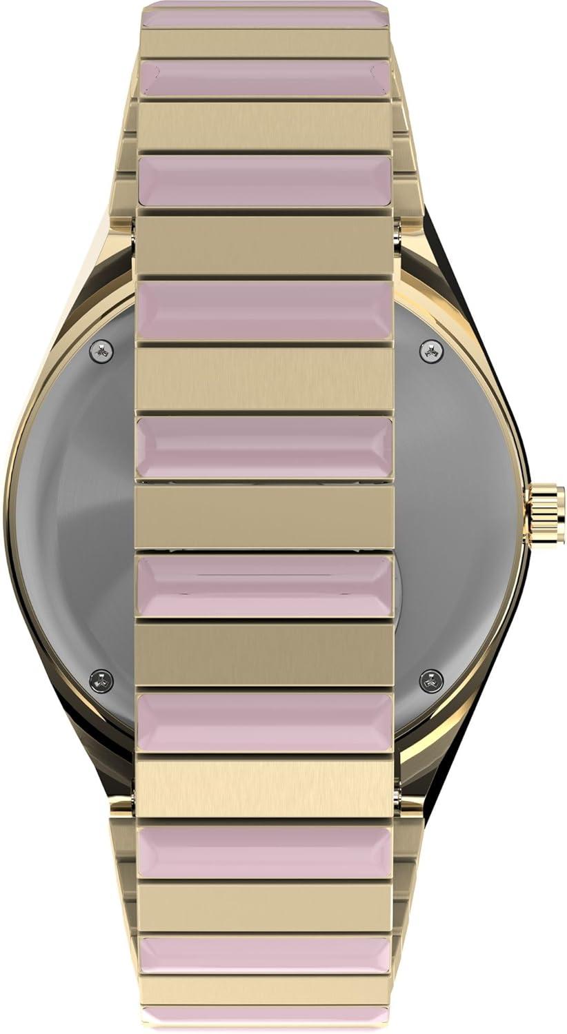 imageTimex Womens Q 36mm WatchTwoToneGoldTonePink