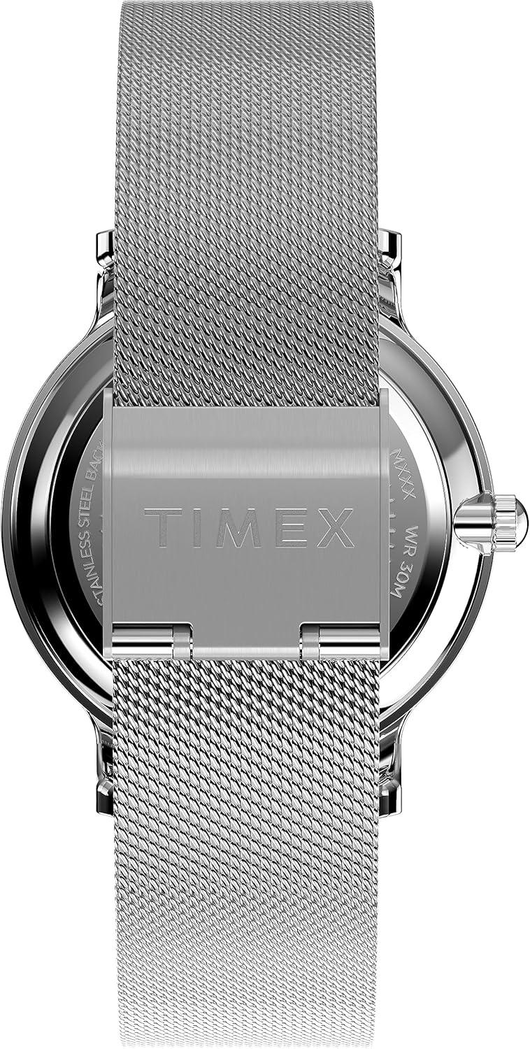 imageTimex Womens Transcend 34mm WatchSilverToneSilverToneSilverToneRainbow