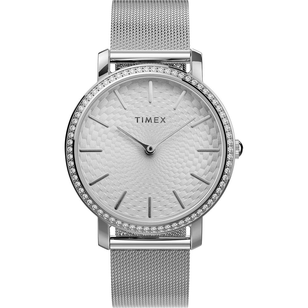 imageTimex Transcend 34mm Womens Analog Watch  Stylish Modern DesignSilverToneSilver