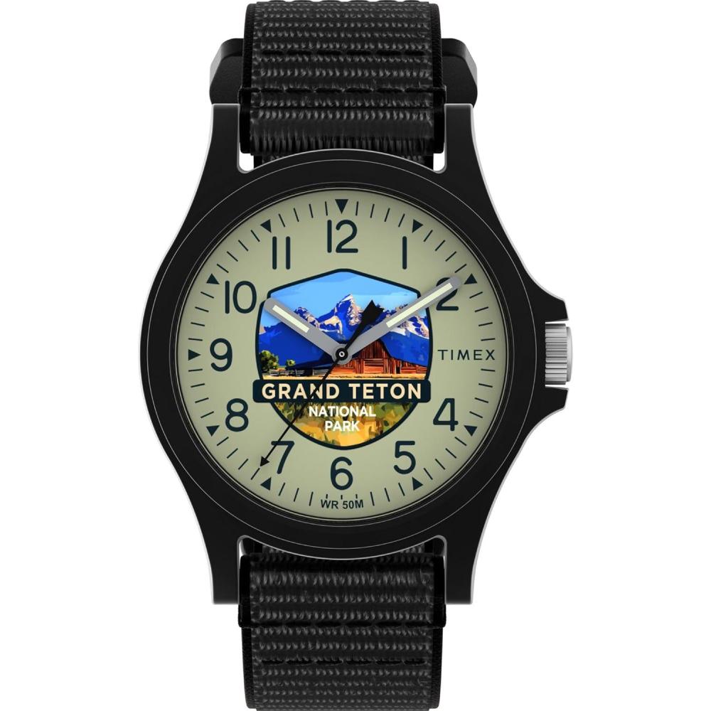 imageTimex Unisex National Park 40mm WatchGrand Teton National Park
