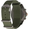imageTimex Mens Expedition Field Chronograph 43mm Watch  Green Strap Black Dial Gunmetal Case