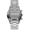imageTimex Mens Waterbury Chronograph 42mm Watch  Stainless Steel Bracelet Black Dial Stainless Steel CaseStainless Steel