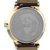 imageTimex Mens Waterbury Classic 40mm Watch  Brown Strap White Dial GoldTone Case