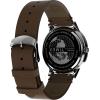 imageTimex Mens Waterbury Classic 40mm Watch  Brown Strap White Dial Stainless Steel Case