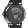 imageTimex Mens Waterbury Classic 40mm Watch  Brown Strap White Dial Stainless Steel Case