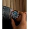 imageTimex Mens Waterbury Traditional 41mm WatchBlackStainless SteelBlue