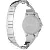 imageTimex Womens Fashion Stretch Bangles 25mm WatchSilverToneSilverToneBlue