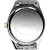 imageTimex Womens Legacy 36mm Watch  TwoTone Bracelet Black Dial GoldTone Case