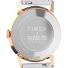 imageTimex Womens Peanuts Marlin 34mm Watch  White Strap Other Dial Rose GoldTone Case