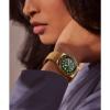 imageTimex Womens Q 36mm WatchGoldToneGoldToneGreen