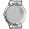 imageTimex Womens Transcend 34mm WatchSilverToneSilverToneBlue