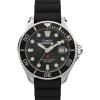 imageTimex Mens Deep Water Meridian 44mm WatchBlackStainless SteelBlack