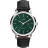 imageTimex Mens Marlin 38mm Watch  Black Strap Green Dial Stainless Steel Case