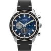 imageTimex Mens Waterbury Traditional 41mm WatchBlackStainless SteelBlue