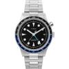 imageTimex Mens Waterbury Traditional GMT 39mm Watch  Stainless Steel Bracelet Black Dial Stainless Steel Case