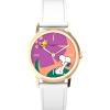 imageTimex Womens Peanuts Marlin 34mm Watch  White Strap Other Dial Rose GoldTone Case