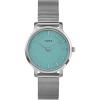 imageTimex Womens Transcend 34mm WatchSilverToneSilverToneBlue