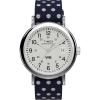 imageTimex Womens Weekender 40mm Watch  Blue Strap White Dial SilverTone Case