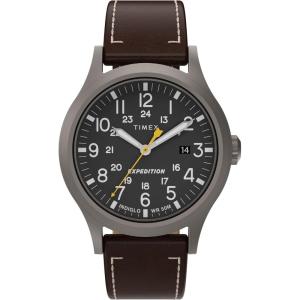 imageTimex Mens Expedition Scout 40mm WatchDark BrownBlackGray