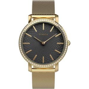 imageTimex Transcend 34mm Womens Analog Watch  Stylish Modern DesignGoldblack