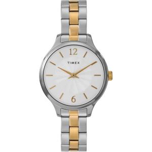 imageTimex Womens Peyton 32mm WatchTwoToneSilverToneSilverTone