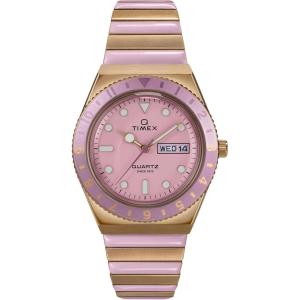 imageTimex Womens Q 36mm WatchTwoToneGoldTonePink