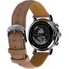 imageTimex Mens Waterbury Standard 41mm Watch  Brown Strap Black Dial SilverTone Case
