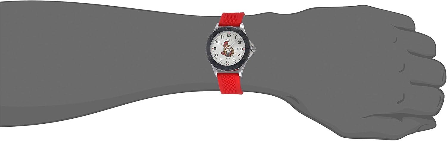 imageTimex NHL Mens 42mm Gamer WatchOttawa Senators