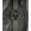 imageTimex Mens Capstone 39mm Watch  Black Two Piece Quick Release Green Dial Black Case