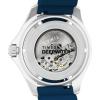 imageTimex Mens Deep Water Meridian 44mm Watch  Blue Two Piece Quick Release Blue Dial Stainless Steel Case