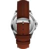 imageTimex Mens Essex 46mm WatchBrownSilverToneBlue