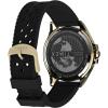 imageTimex Mens Harborside 42mm WatchBlackGoldToneGreen