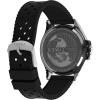 imageTimex Mens Harborside 42mm WatchBlackIP SteelBlack