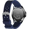 imageTimex Mens Harborside 42mm WatchBlackSilverToneBlue