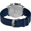imageTimex Mens Q 40mm Watch  Blue Two Piece Blue Dial SilverTone Case