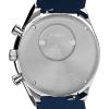 imageTimex Mens Q 40mm Watch  Blue Two Piece Blue Dial SilverTone Case