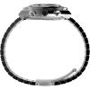 imageTimex Mens Q 40mm Watch  SilverTone Bracelet White Dial SilverTone Case